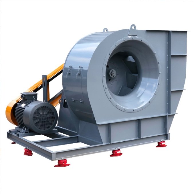 High Pressure Industrial Dust air Exhaust Fan 3 Phase Carbon Steel AC Centrifugal Blower Fan 2900RPM 220V